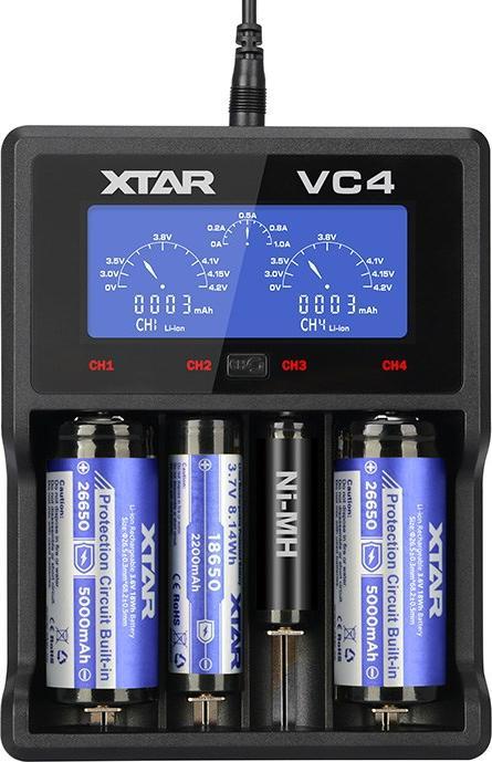 Image du produit Xtar VC4 (1 pcs, C, AAAA, AAA, A, AA, D, Chargeurs sans batterie)