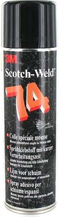 Immagine prodotto 3M Scotch-Weld 74 Adesivo spray arancione, lattina 500 ml (520 g, 500 ml)