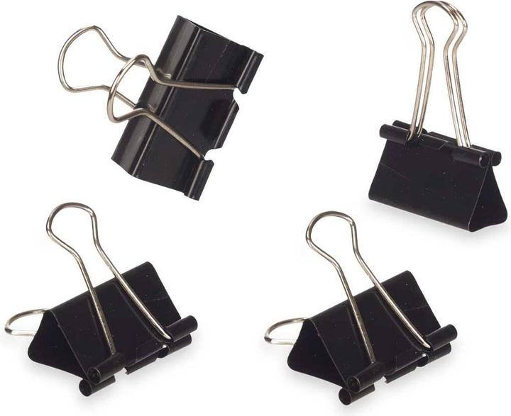 Image du produit Pincello Agrafes Clip grand noir métal (24 pièces) (24 x)