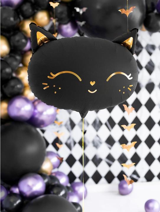 Actual product image Partydeco Black cat balloon - 48cm