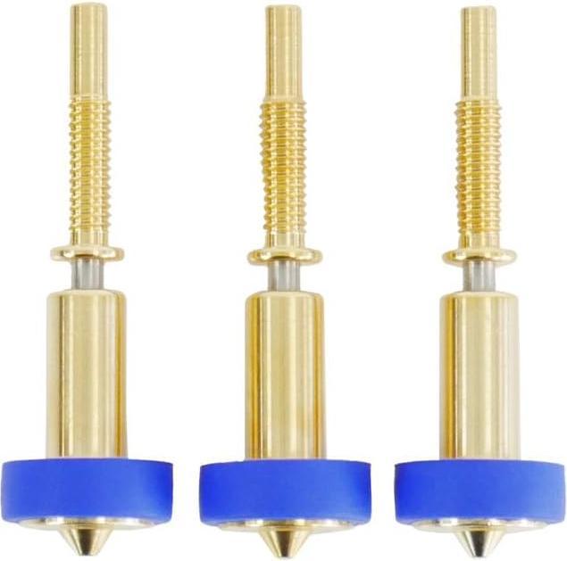 Actual product image E3D Online E3D RapidChange Revo Nozzle Assembly High Flow 0.6mm - 3-Pack (Blast pipe)