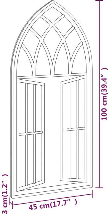Immagine prodotto VidaXL Franzi (100 x 45 cm)