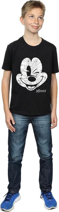 Immagine prodotto Disney Mickey Mouse Distressed Face Maglietta Ragazzi (116)