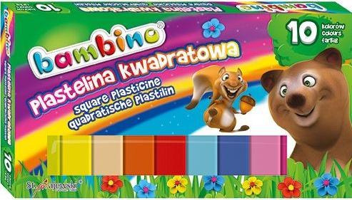 St. Majewski Kinderknete quadratisch, 10 Farben