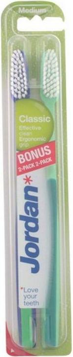 Produktbild Jordan CLASSIC cepillo dental #medio 2 uds (2 x)
