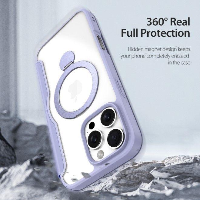 Produktbild Dux Ducis Skin X Pro 360° Ring Stand Series Lederhülle (Apple iPhone 16 Pro)