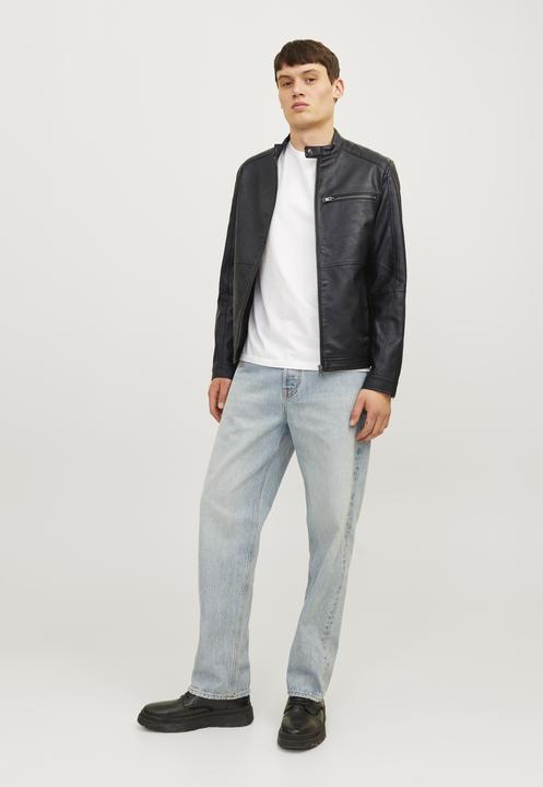 Actual product image Jack & Jones Jjedylan Pu Biker Jacket Noos (XS)