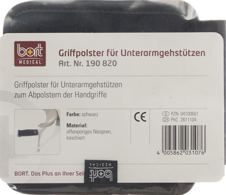 Actual product image Bort Medical Handle cushion velour black