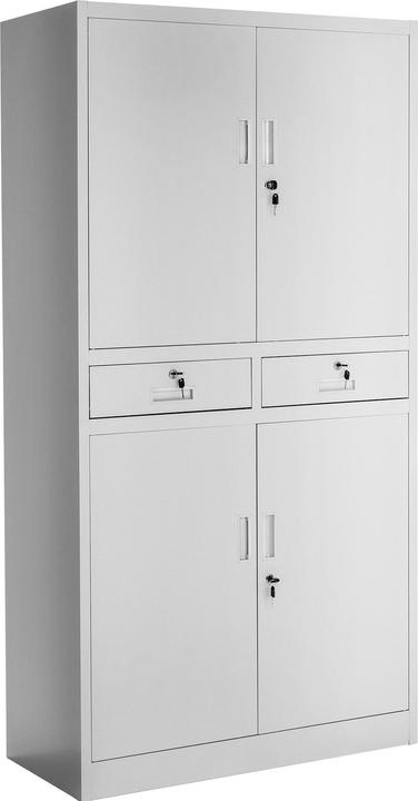 Immagine prodotto tectake Armadio per archiviazione (80 x 40 x 180 cm)