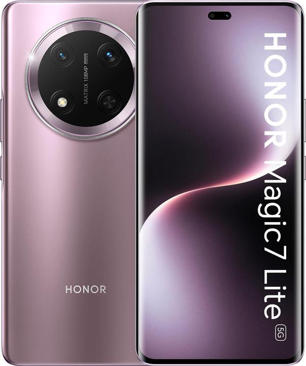 Actual product image Honor Magic7 Lite (256 GB, Titanium Purple, 6.78", SIM + eSIM, 108 Mpx, 5G)