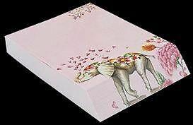 Produktbild Edition Gollong Notizblock - Notizzettel. Schrgschnittblock -Elefant / blanko