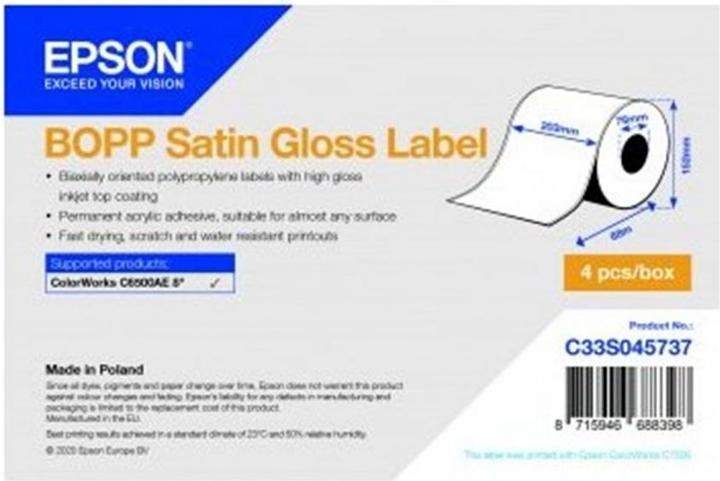 Epson Biaxially stretched polypropylene (PP)