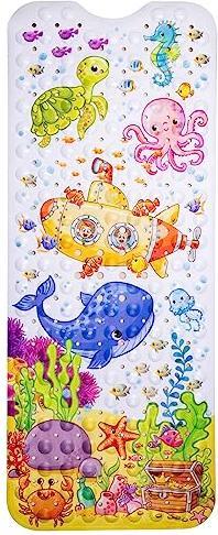 Activity Board Baby Badematte, Badewannenmatte, XL Badewannenmatte Kinder, 100x40 Antirutschmatte Badewanne