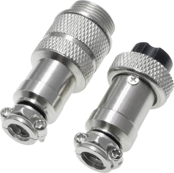Actual product image No Name 453564 Circular connector plug, socket Total number of poles: 6 1 set