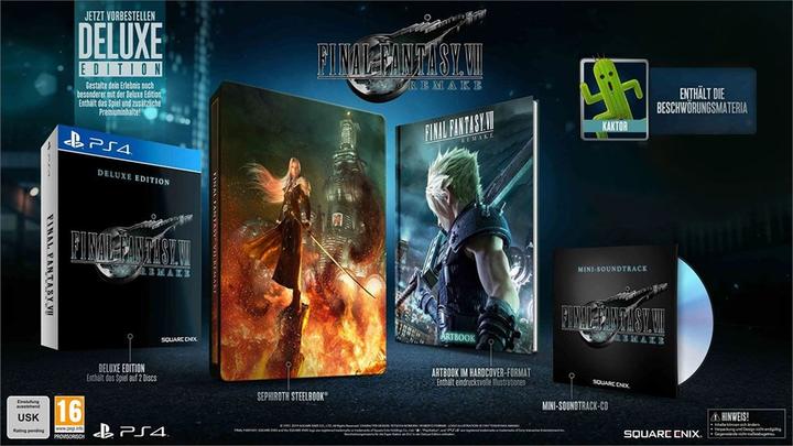 Actual product image Square Enix Final Fantasy VII HD remake (PS4, FR)