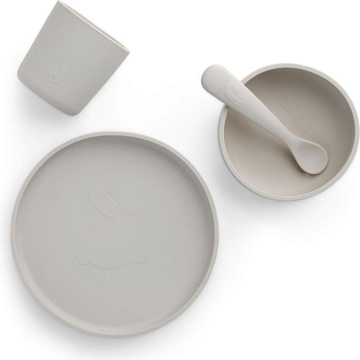Immagine prodotto Jollein Set di stoviglie per bambini in silicone 4 pezzi