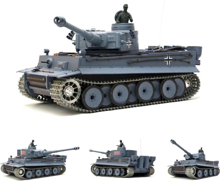 Es-toys Heng Long, RC Tank German Tiger I Gray (RTR Ready-to-Run)