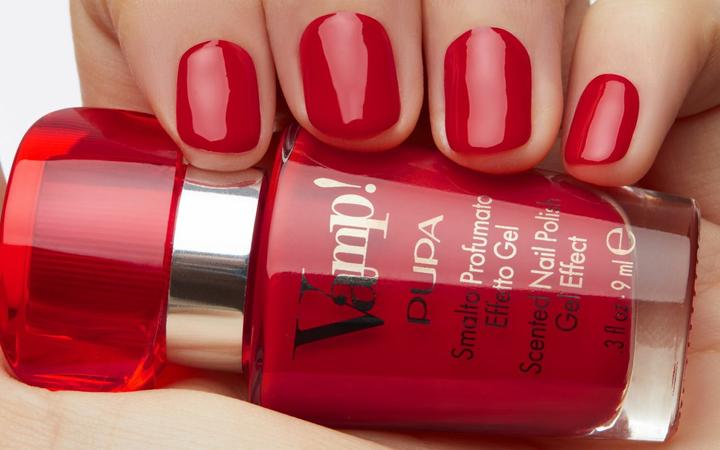 Image du produit Pupa Milano Vamp! Scented Nail Polish passionate red 203 (203, Vernis couleur)