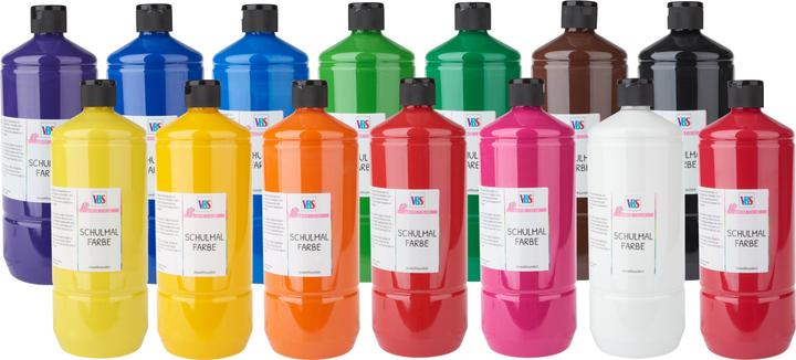 Actual product image VBS School paint, 1l (Light green, 1000 ml)