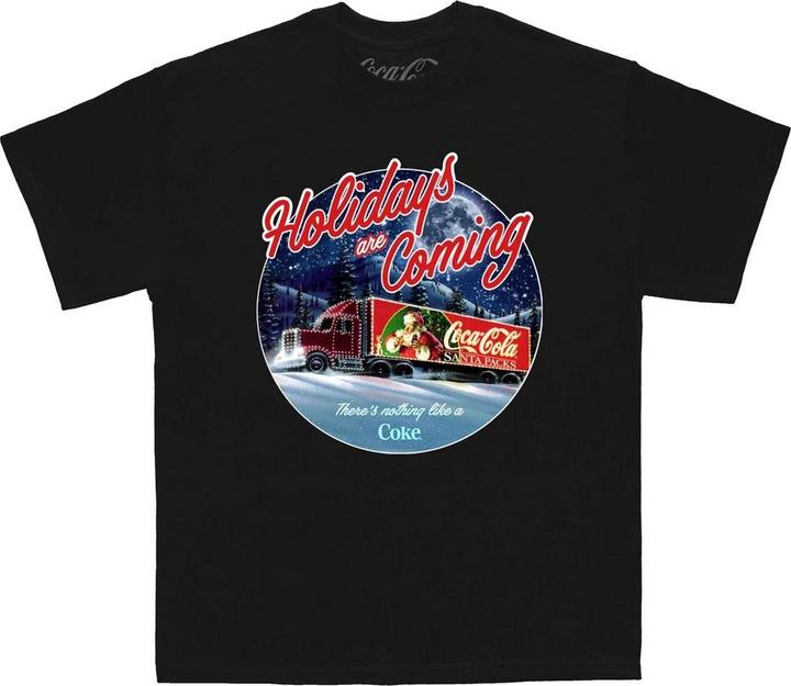 Immagine prodotto Coca Cola Holidays Are Coming Maglietta Adulto Unisex (S)
