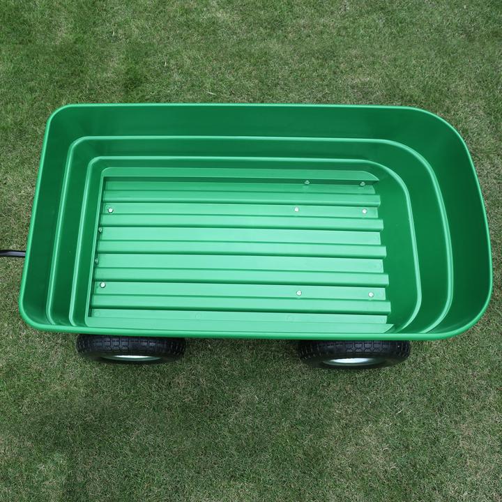 Produktbild Wiltec Gartenwagen Kippfunktion 350kg Handwagen 125l Bollerwagen Transportwagen