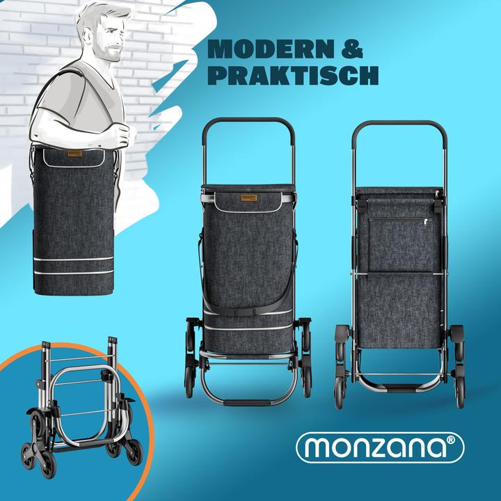 Produktbild Monzana 2in1 Einkaufstrolley