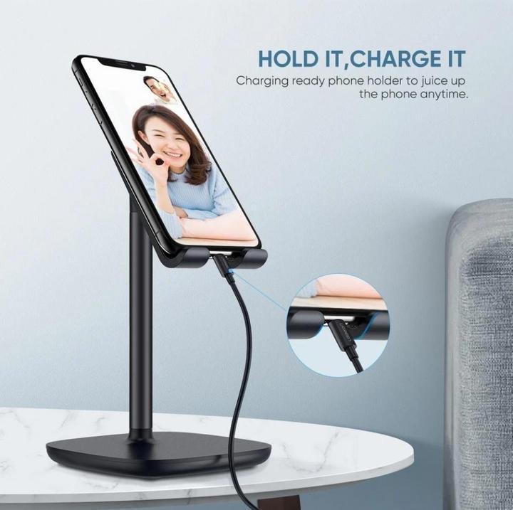 Actual product image Ugreen Universal cell phone table stand adjustable