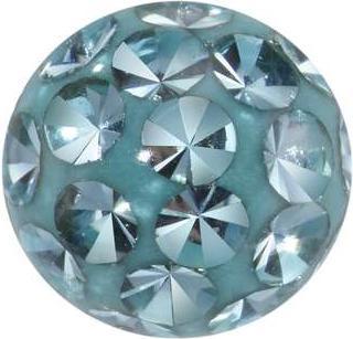 Produktbild Bijouteria Piercingverschluss (Kristall, Edelstahl, Epoxiharz)