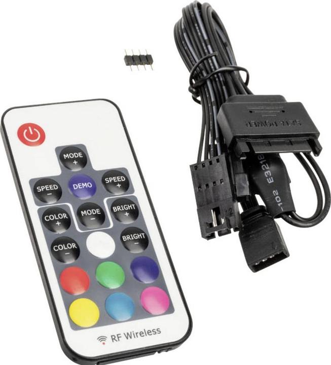 Image du produit Kolink Contrôleur RVB Inspire L2 4 broches 12V - SATA (Multicolore)