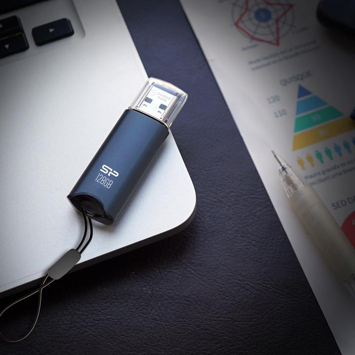 Produktbild Silicon Power memory USB Marvel M02 64GB USB 3.0 Blue (64 GB, USB 3.2)