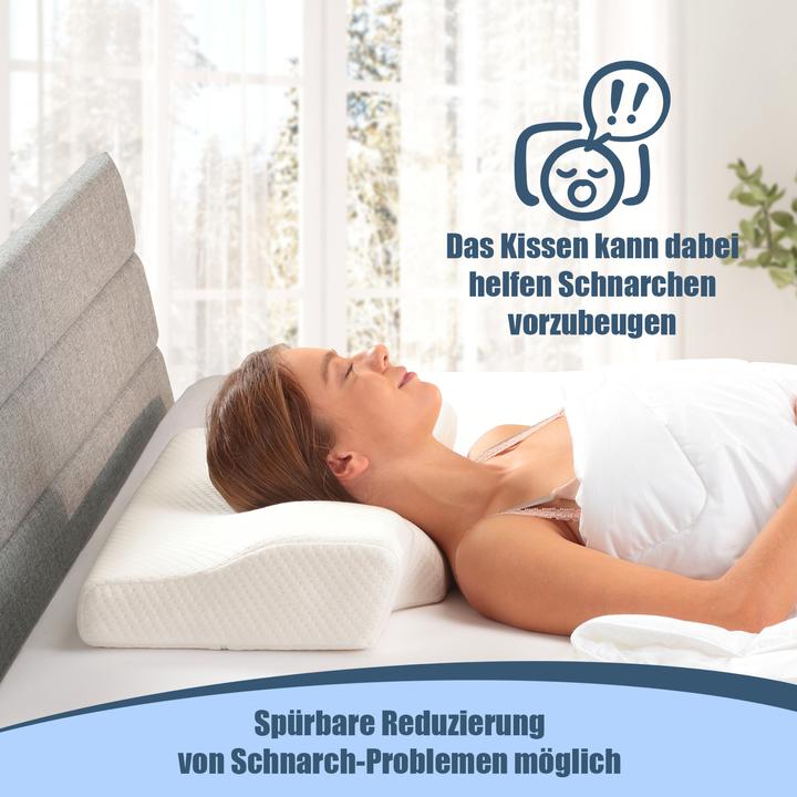 Actual product image Bestschlaf Anti-Schnarch Kissen »Visko« (35 x 60 x 11 cm)