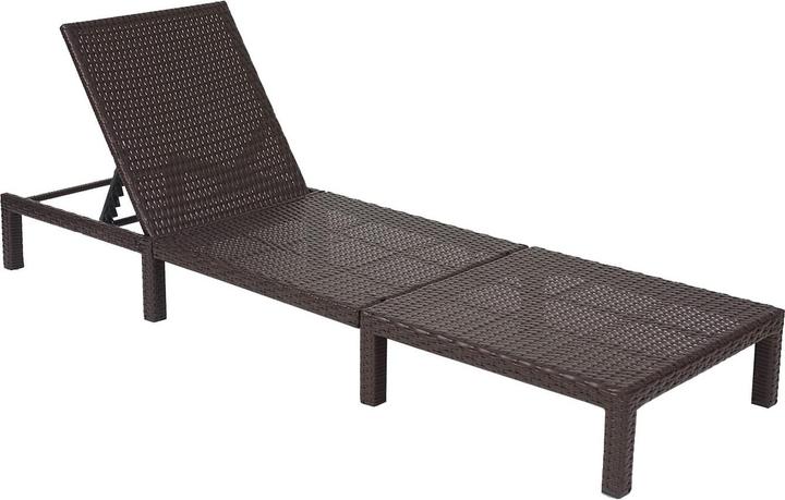 Image du produit JOHN316 Rattan Liegestuhl (198 cm)