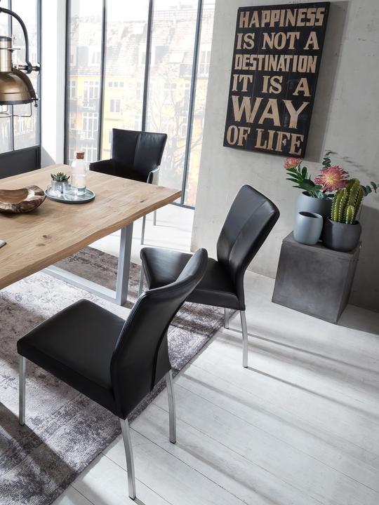 Actual product image SIT Möbel Dining table Unique wild oak silver (160 x 90 x 76 cm)