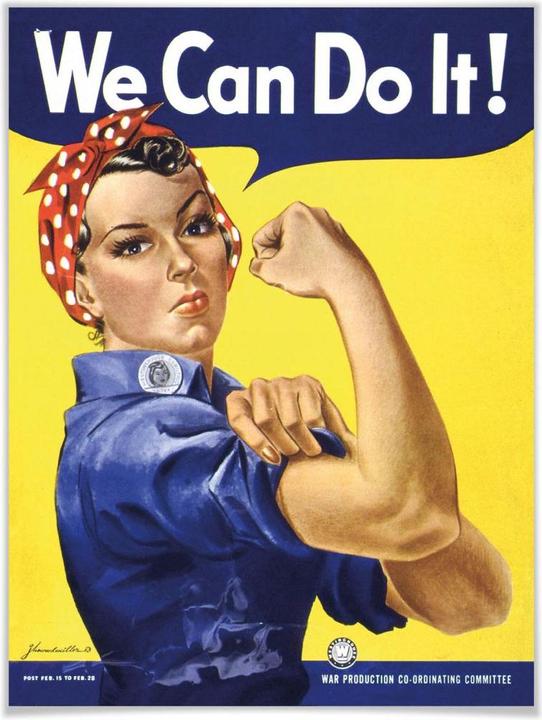 Produktbild Trenddeko Vintage We can do it (24 x 30 cm)