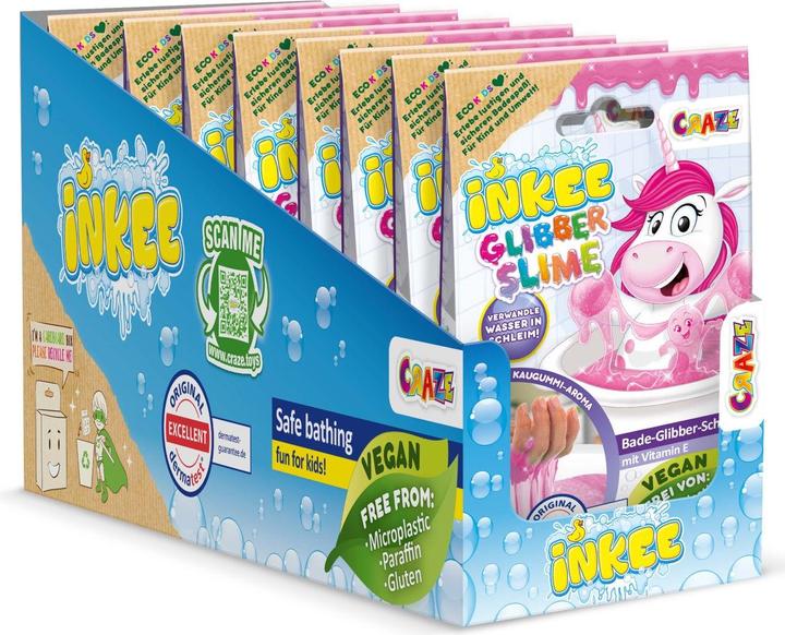 Produktbild Craze Inkee Bade-Glibber-Schleim Unicorn (1100 ml, Badesalz)