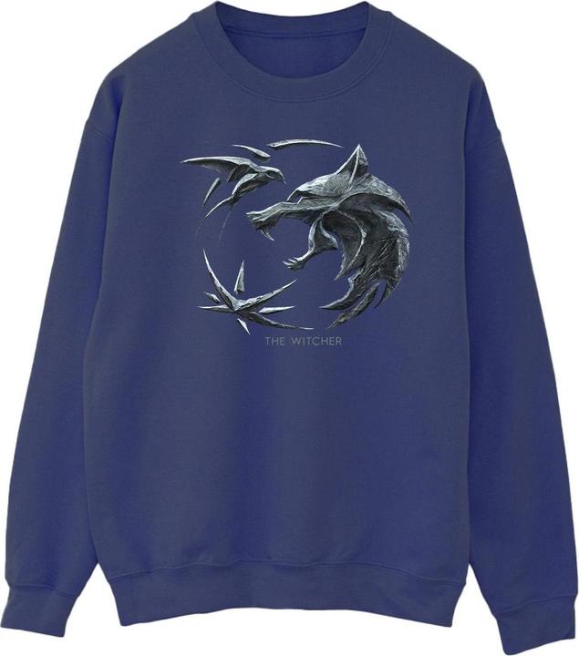 Produktbild Netflix The Witcher Wolf Logo Sweatshirt (XXL)