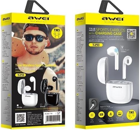 Actual product image adidas słuchawki Bluetooth 5.0 T28 TWS + stacja dokująca biały/white (ANC, 3.50 h, Wireless)