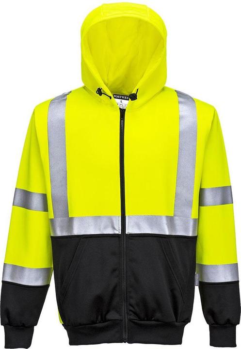 Produktbild Portwest Hoodie mit durchgehendem Reissverschluss Signalkleidung (XXL)