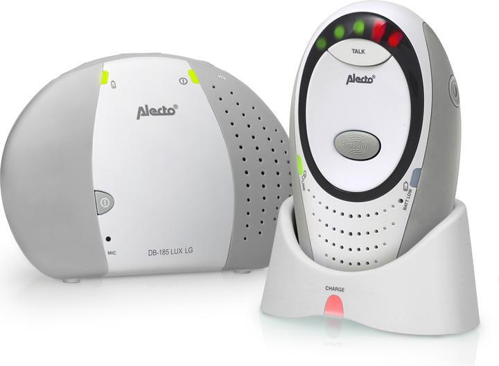 Produktbild Alecto DBX-85GS - DECT Babyphone mit Full ECO-Modus, weiss/Grau (Babyphone Audio, 300 m)
