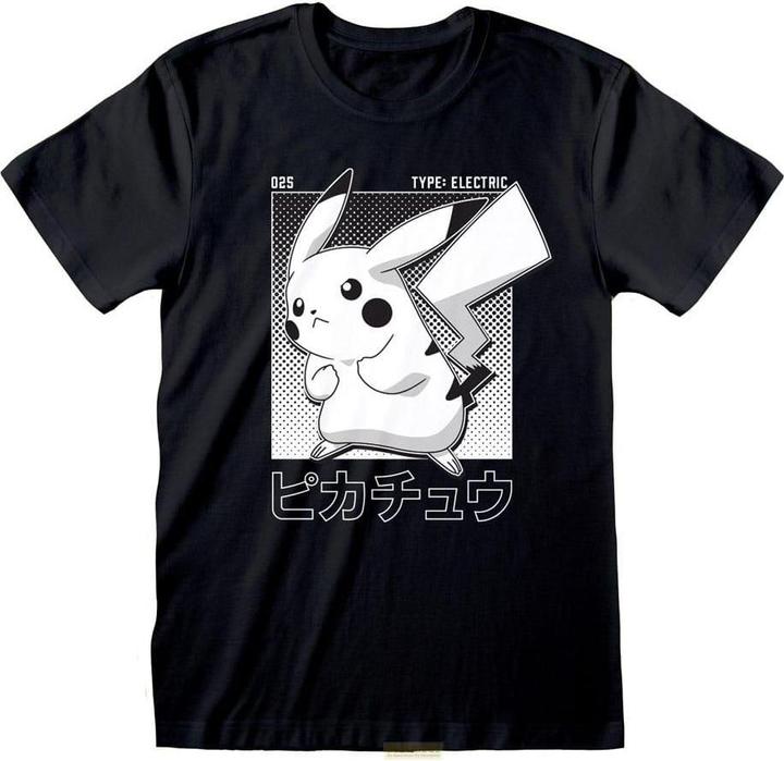 Actual product image Heroes Inc Pokemon T-shirt Halftone Pikachu (L) (L)