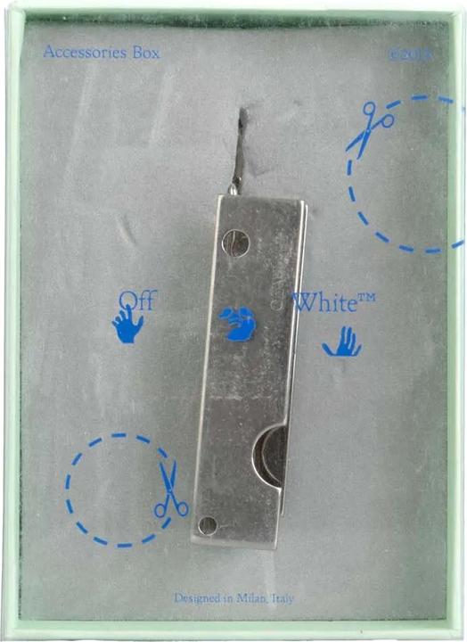 Actual product image Off Bar Charm (100% metal)