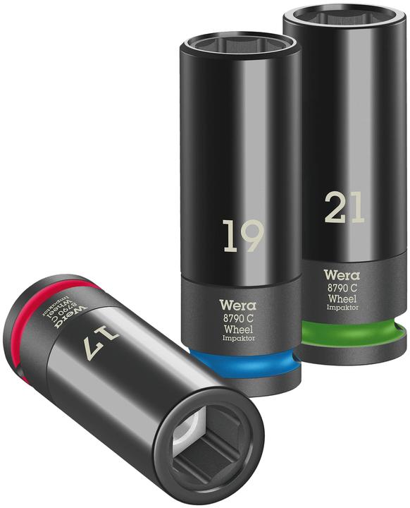 Actual product image Wera Wheel Impaktor C Set 1 (19 mm, 17 mm, 18 mm)