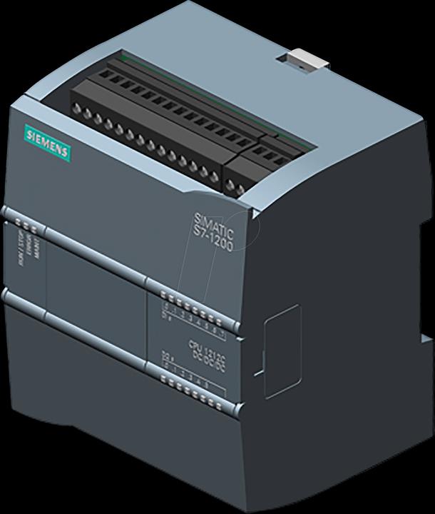 Actual product image Siemens SIMATIC S7-1200 CPU 1212C, DC/DC/DC