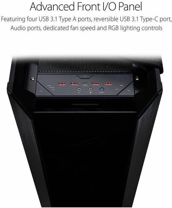 Image du produit ASUS ROG Strix Helios GX601 (ATX, mATX, Mini-ITX, E-ATX)