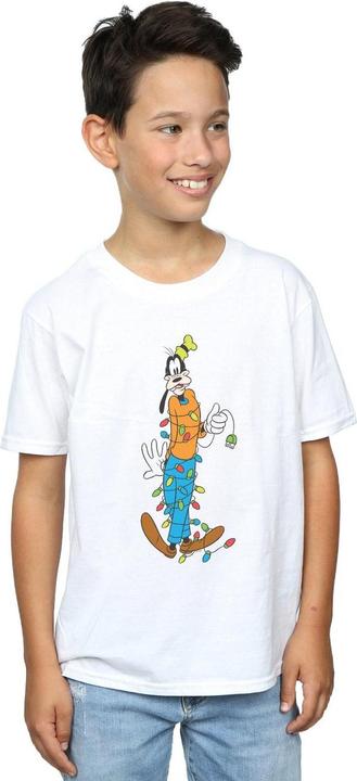 Immagine prodotto Disney Goofy Christmas Lights Maglietta Ragazzi (140, 146)
