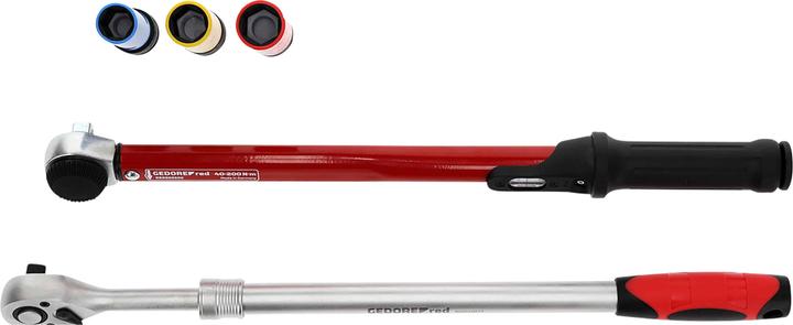 Productafbeelding Gedore Red Gereedschapsset wielwissel assortiment 3 stuks (1/2", 40 Nm, 200 Nm)