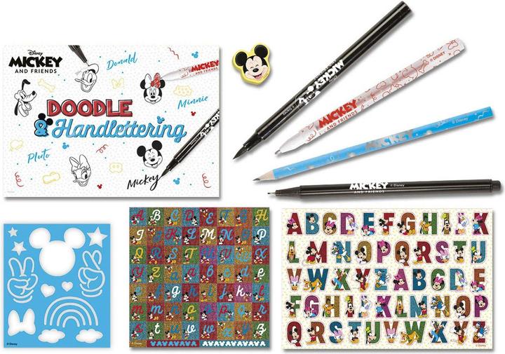 Image du produit Totum Mickey Mouse - Doodle & Handlettering Set