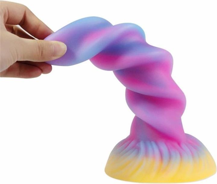 Produktbild Unicorny Dildo "Unicorn Spiral" Glow-in-the-Dark