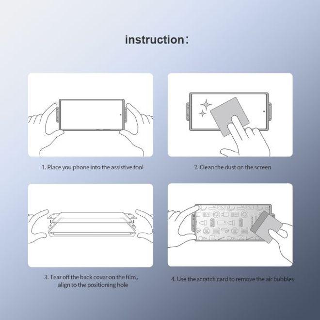 Actual product image Nillkin Impact Resistance Curved protective film - 2 pieces (2 Piece, Samsung Galaxy S21)