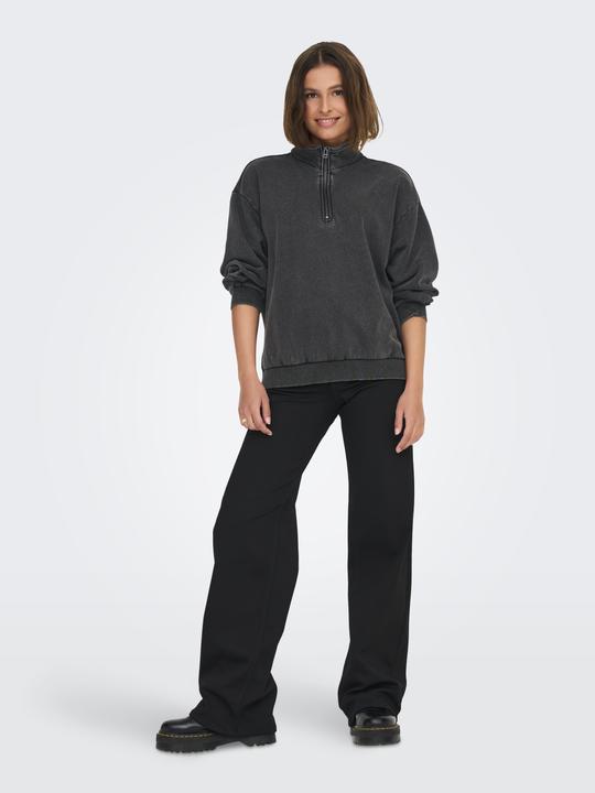 Produktbild Only Normal geschnitten Hoch geschlossen Tief angesetzte Schulter Sweatshirt Sweatshirt (M)